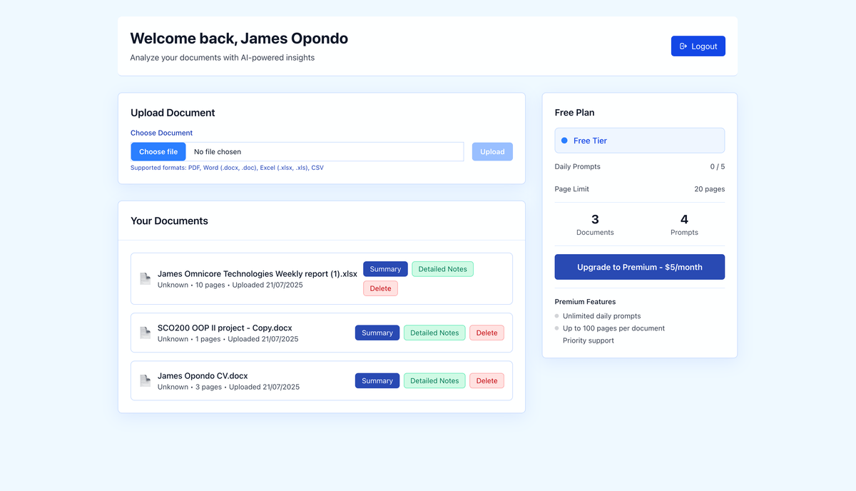 AI Document Analyzer